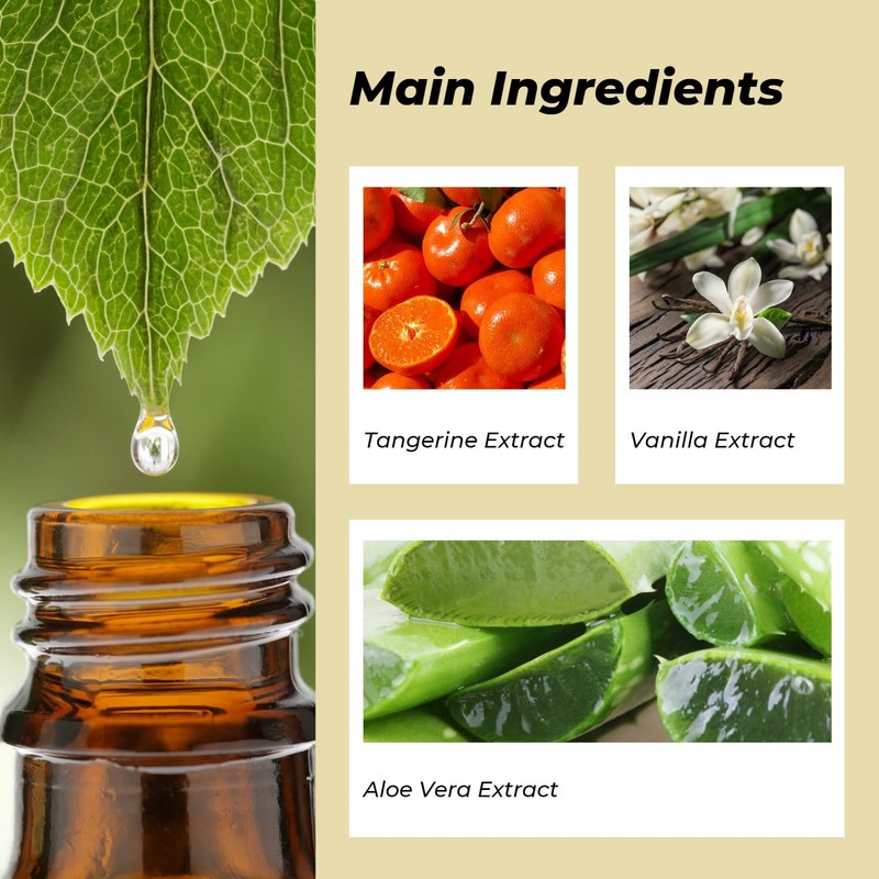 Benatu Citrus Vanilla Essential Oil Blend Spray for Body and