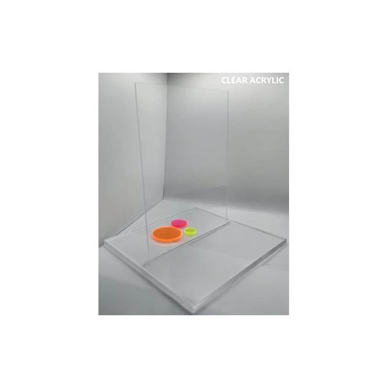Museum Quality Acrylic Plexiglass Plastic Sheet 1/8" x 18" x