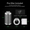 VIVOSUN 4 Inch Air Carbon Filter Smellines Control with Australia