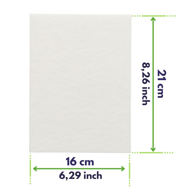 10x Universal Micro Filter/Air Filter/Engine Filter/Exhaust Filter/Micro Filter/Filter Mat Can