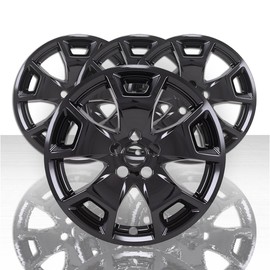 Set of 4 17" 5 Spoke Snap-On Wheel Skins for Ford Bronco Sport Base 2021-2024 - Gloss Black