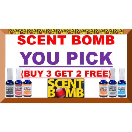 Scent Bomb (BUY 3 GET 2 FREE) SCENT BOMB 100% OIL BASE Concentrated Air Freshener 1oz UPICK