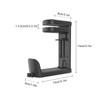 LVGCHM Adjustable Clamp-on Under Desk Hanger, PC Gaming Headset Holder-