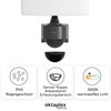 Oktaplex Cali LED Spotlight with Motion Sensor Outdoor 3000 K