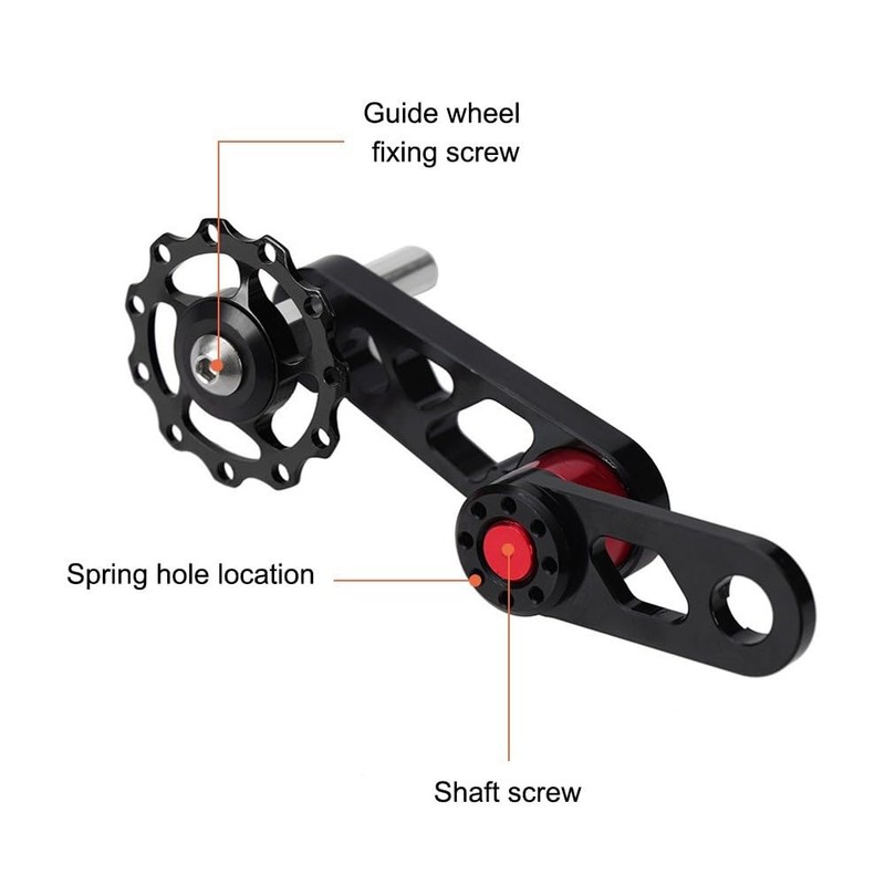 MiOYOOW Bicycle Chain Tensioner, Bicycle Rear Derailleur Chains Aluminium Alloy