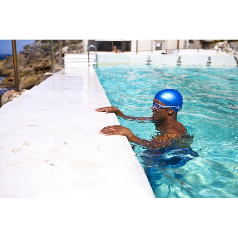 Zoggs Flex Swimming Goggles, 180 Degree Peripheral Vision - Blue/White