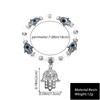 Wendalern Evil Eye Hamsa Bracelet - Crystal Beads Fatima Hand