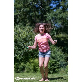 Schildkröt® Skipping rope, jump rope for children, jump rope with plastic handles, total length: 250 cm, can be adjusted, trains endurance and coordination, fun for children, 970139