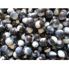 MARBLES 2 POUNDS 7/8" BLACK & WHITE / TAN PATCH