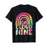 Retro On Cloud Nine Tie Dye Happy 9th Birthday 9
