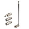 Bingfu FM Antenna 50cm 6 Sections Telescopic FM Radio Antenna