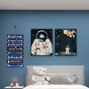 Fsahiuf Kinderzimmer Deko,Weltraum Astronaut Motivations-Wanddekoration, 28 cm x 6 cm,