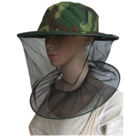 PPX Beekeeper Mask Cap Hat 2 Pack Camouflage Beekeeping Mask Cap Hat Perfect for Beginners Beekeepers Outdoor Hiking Camping Climbing Fishing Cycling