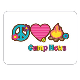 Peace Love Camp Postcards for Kids | Cute Camp Stationary for Girls & Boys| Letters from Camp | Camp Letters for Kids | Camp Notes for Kids 6x4 Inch Camp Cards | Made in USA