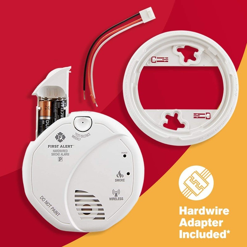 First Alert Hardwired Wireless Interconnect Smoke Alarm