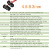6 Pairs Urethane Earbud Tips (2 Pairs of S/M/L Each),
