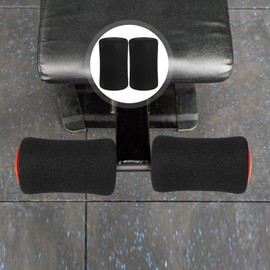 Mipcase 4pcs Foam Roller Pad Replacement for Gym Equipment Compatible Leg Extension Machines Weightlifting Benches Comfortable Cushioning for Enhanced Workout