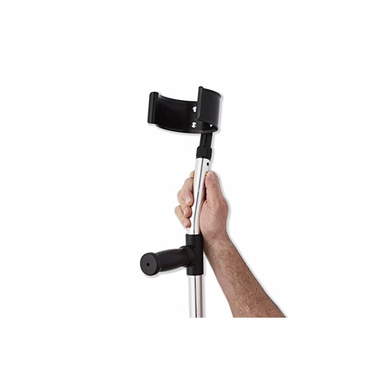 Medline Guardian Forearm Crutches for Adults, Tall Height, Lightweight &