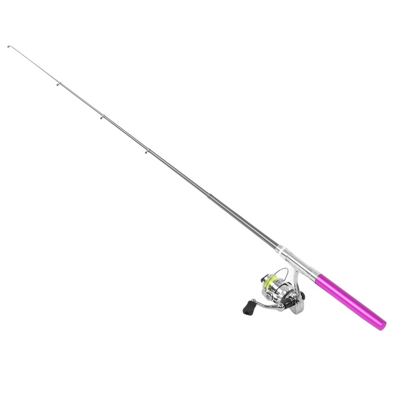 Portable Mini Pen Shape Fishing Rod Pole Pocket Retractable Fishing