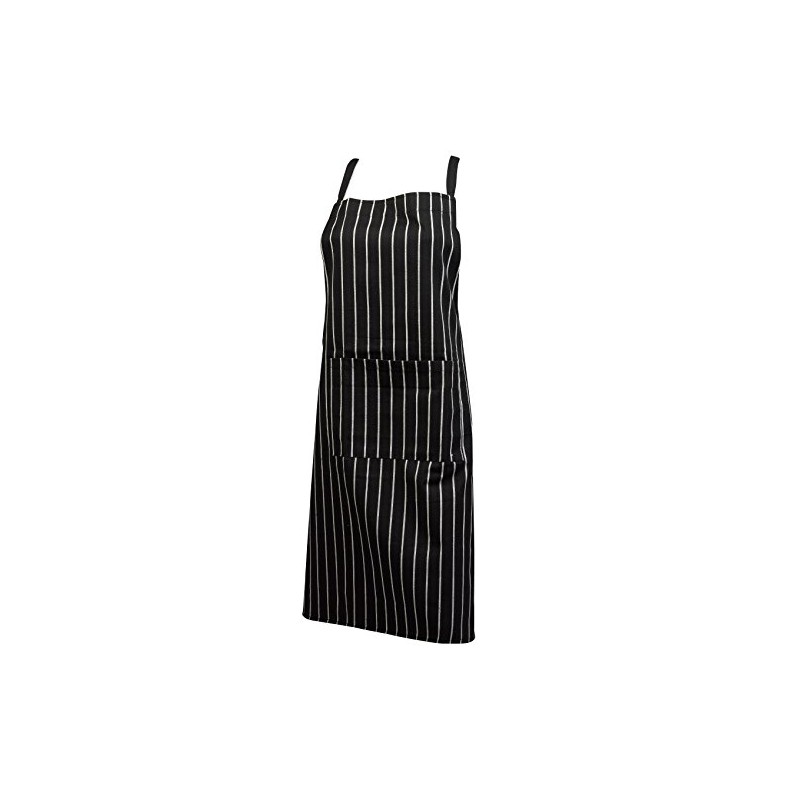 Classic Home Store Woven Stripe 100% Cotton Butchers Apron with