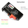 2 Pack Battery Tester, Universal Battery Checker for AA/AAA/C/D /