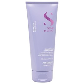 Alfaparf Milano Semi Di Lino Acondicionador Suavizante para Cabello Rebelde - Desenreda, Controla el Frizz, Alisa e Hidrata, 6.76 fl. oz.