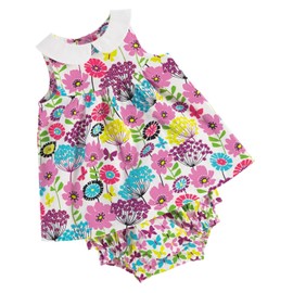 Vera Bradley Dress and Bloomers in Flutterby (0-3 Months)