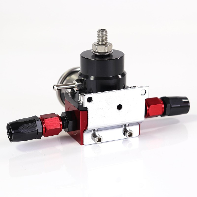 JGhyperX EFI Fuel Pressure Regulator Kit 0-100psi with Gauge 6AN