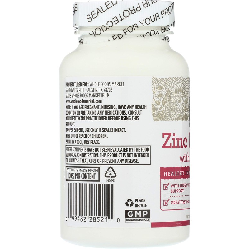 365 Everyday Value 365 Everyday Value, Zinc Lozenge with Vitamin
