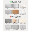 Orimade Corner Shower Caddy with 2 Hooks Wall Mounted Metal