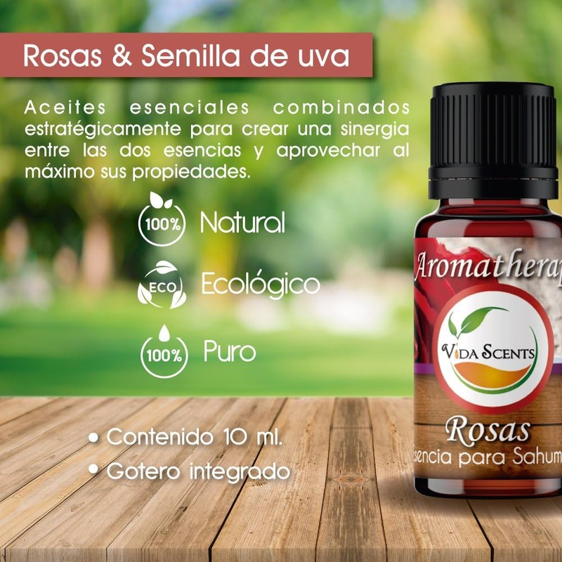 VIDA SCENTS | Aceite Esencial De 10ml 100% Puro Y