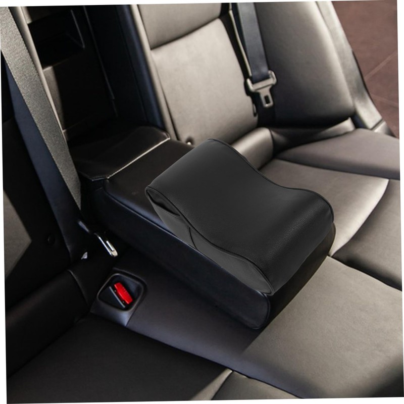 Alipis Armrest Box Pad with Pockets Memory Car Arm Rest