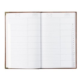 Stylex Address and Telephone Book with 2 Brass Corners