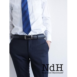 BLBB0209 Men's Genuine Leather Belt, Made in Japan, No Holes, Stepless Adjustment, Auto Lock, Key-lit Type, Business, Formal Suit, Himeji Leather, 1.2 inches (30 mm), 1.2 inches (3 cm) Wide,