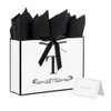 Ssyuysto Birthday Gift Bags for Women, Black and White Bride