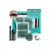 Kit Extensiones De Pestañas 30d+40d Curvatura D 9-16mm Mixta