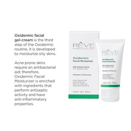 Reve Dermatologique | Oxidermic Facial Moisturizer - Gel-Crema Facial Anti-Imperfecciones - hidratación para pieles grasas - – 50 ml