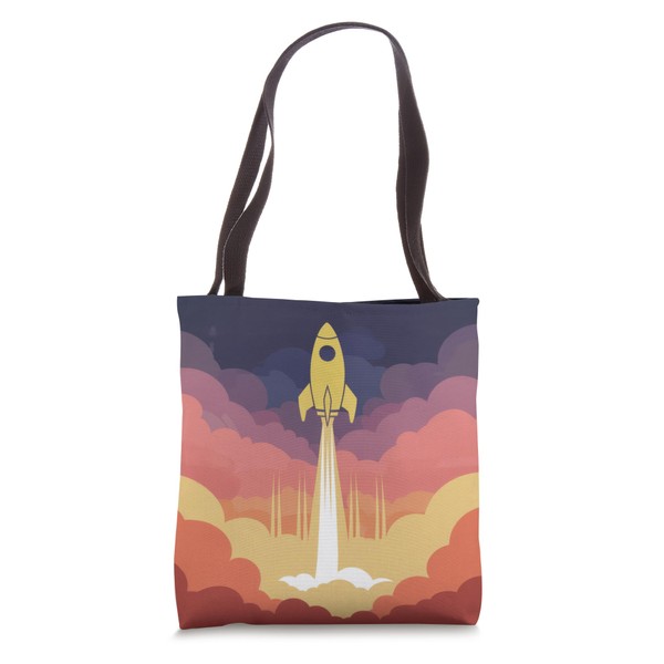 Space Rocket Ship Rocketship Spaceship Shuttle Tote Bag