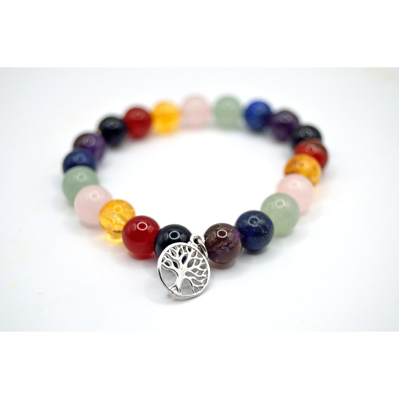 Tree of Life 7 Chakra Bracelet