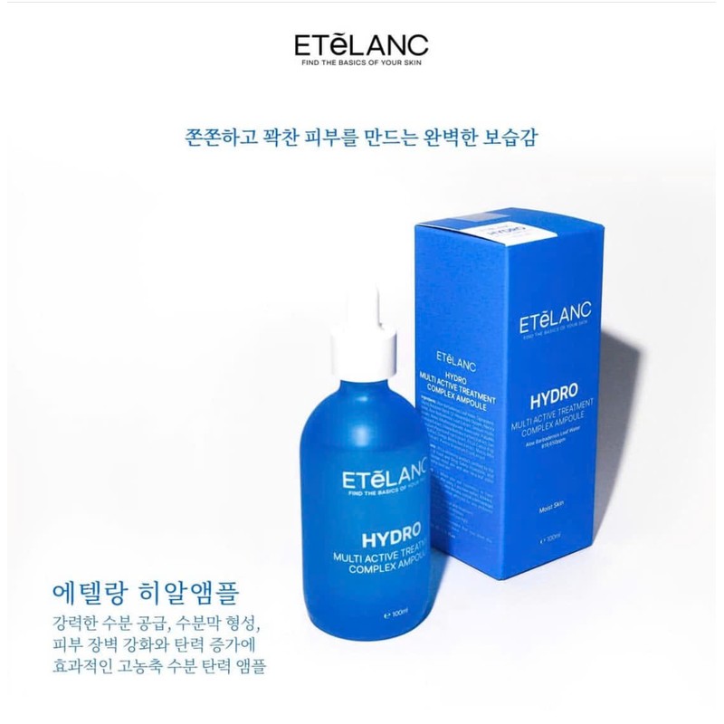Etelanc Hydro Ampoule 100ml / 에텔랑 하이드로 앰플 - Etelanc