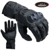 Proanti Touring Leather Motorcycle Gloves Black Size:XL