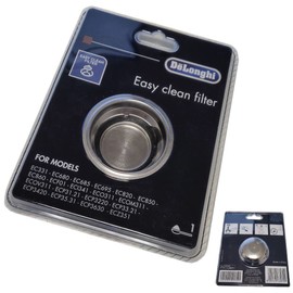 DeLonghi 7313288209 Filter Insert (1 Cup) for EC330, EC331, ECZ351, EC680, EC820, EC850, EC860, ECI341, ECO311 Portafilter