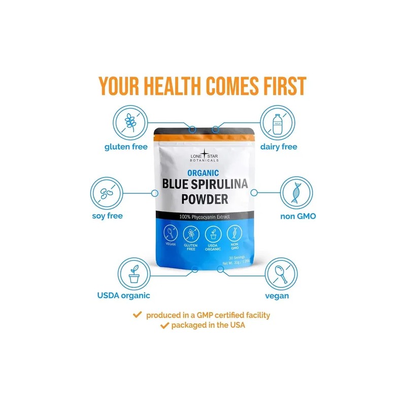 Nila Powder - Polvo De Espirulina 100% Puro De Algas
