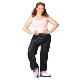 Theatricals Adult Unisex Plus Size Warm-Up Pants Black 2X TH5158P