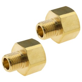 2PCS Pressure Washer Adapter 14mm Male to 22mm Female Brass Pipe Fitting Coupler Connector Converter for Pressure Washer Water Pipe 4500 PSI