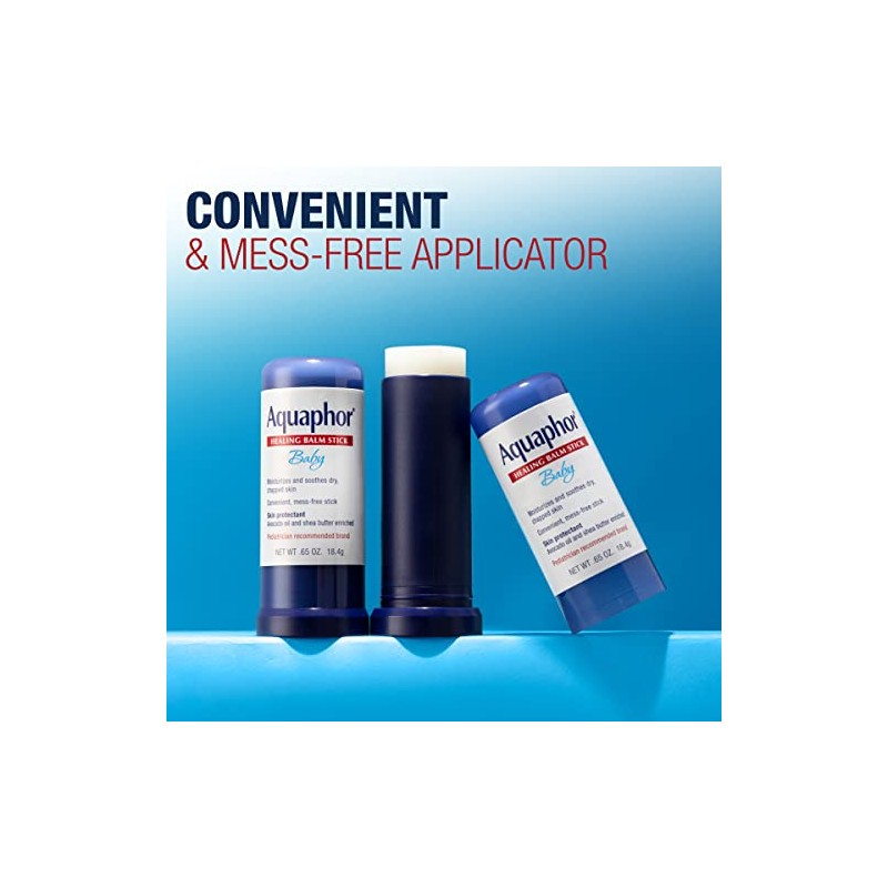 Aquaphor Bálsamo curativo para bebé, barra de 18.4 g