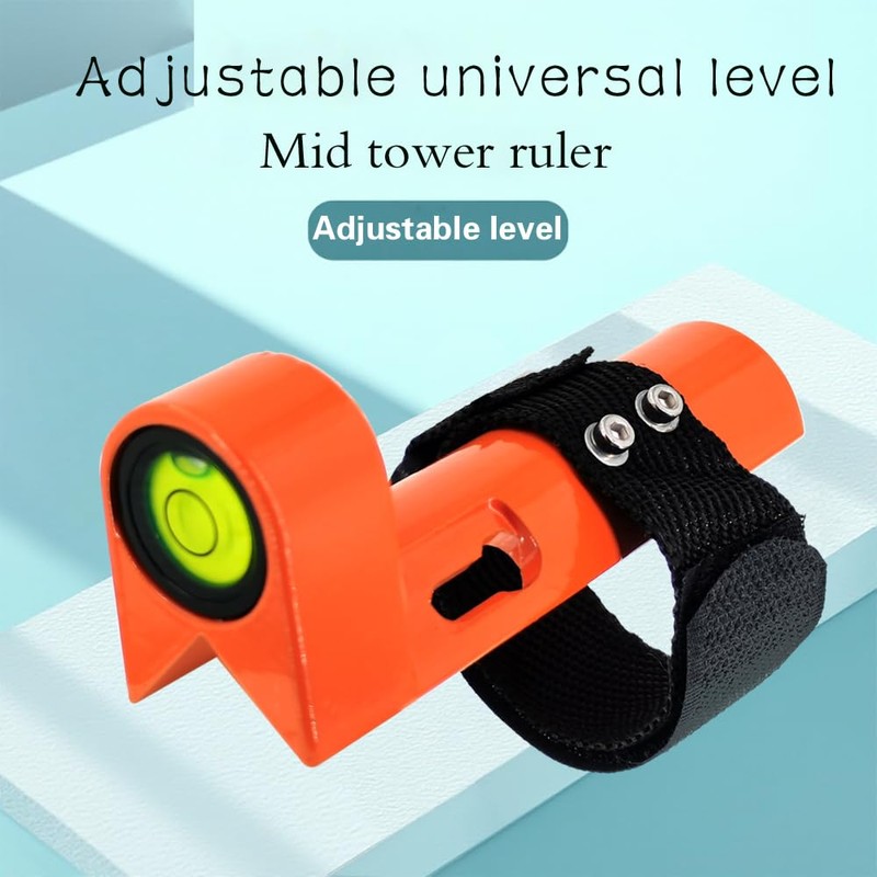 Portable measuring instrument, special horizontal bubble for tower ruler, handheld