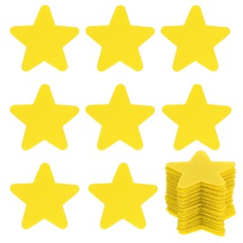PATIKIL 1.6" Carpet Spot Markers, 35Pcs Star Floor Dots Markers Carpet Spots for Teacher Classroom Decoration Elementary Preschool Supplies, Yellow