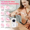 Torno Eléctrico para Uñas, Lima de Uñas Eléctrica Recargable, Drill