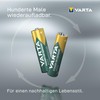 VARTA Rechargeable Ready2Use Pre-Charged AA Mignon Ni-Mh Battery (4-Pack, 2,600mAh,